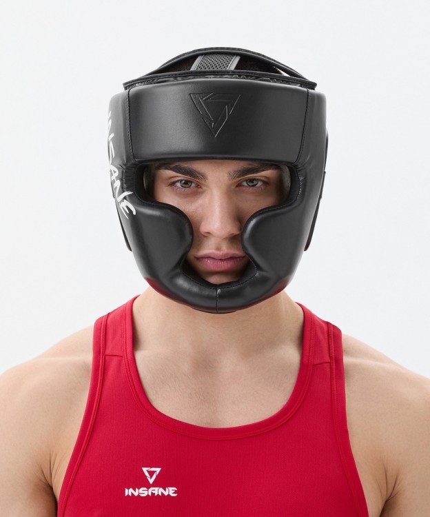 Шлем закрытый INSANE IMPACT, ПУ, черный (2117793)