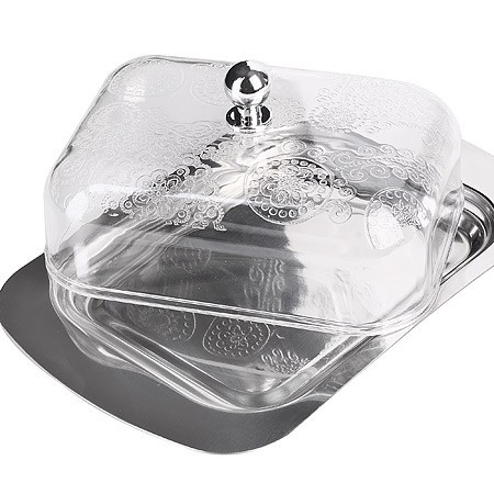 Масленка 2 пр нерж/ст пластик Mayer&Boch (х24). (40499)