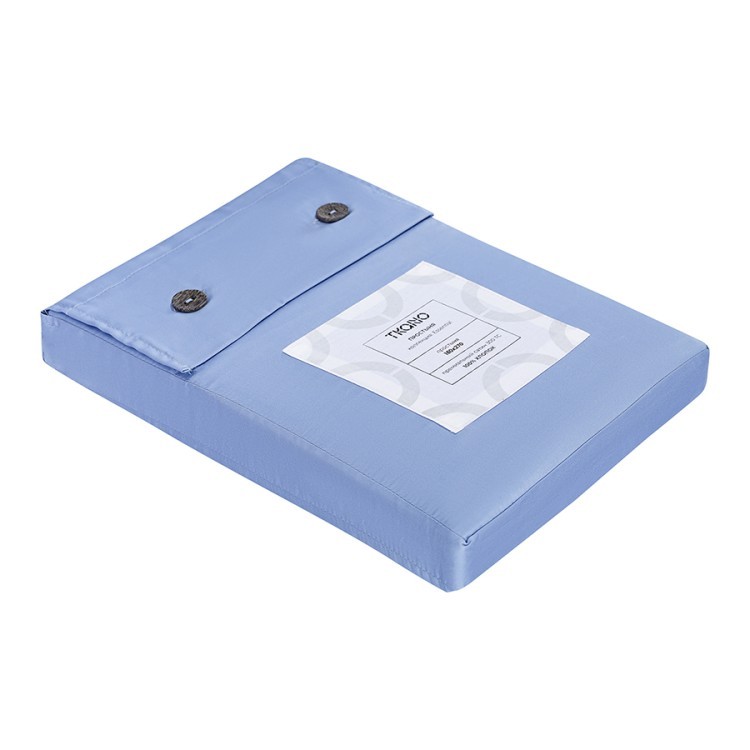 Простыня из премиального сатина сиреневого цвета из коллекции essential, 180х270 см (78479)