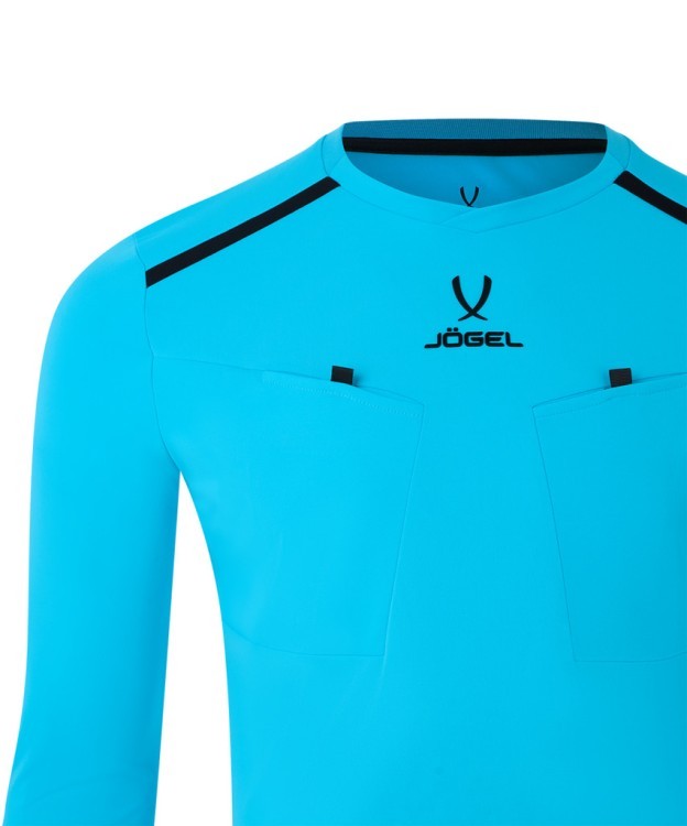 Футболка судейская с длинным рукавом JÖGEL DIVISION PerFormDRY Referee LS Tee, голубой (2123304)