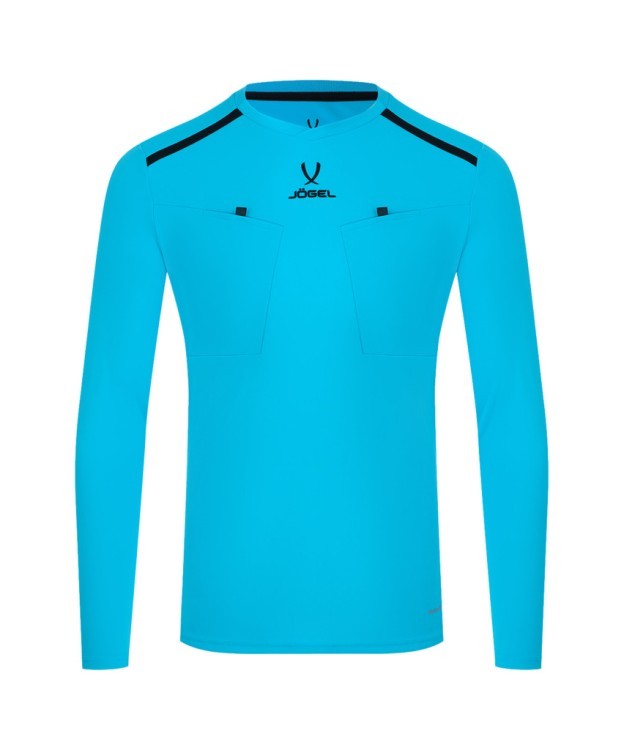Футболка судейская с длинным рукавом JOGEL DIVISION PerFormDRY Referee LS Tee, голубой (2123304)