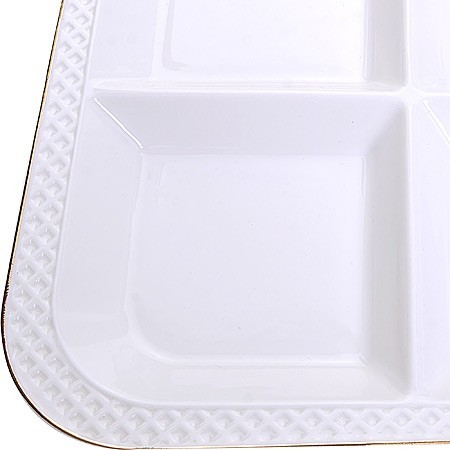 Менажница 23,5х23,5х2,5см LR (30563)