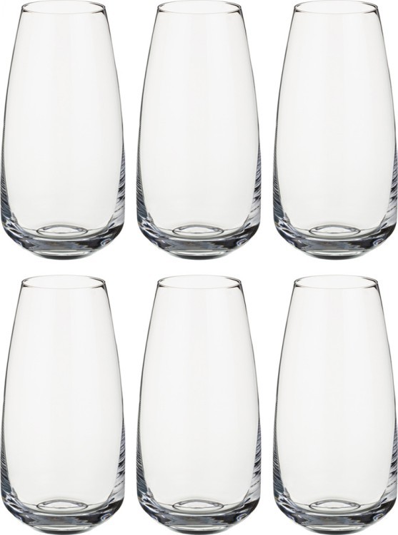 Набор стаканов для воды из 6 шт. "alizee/anser" 550 мл высота=16 см CRYSTALITE (669-002)