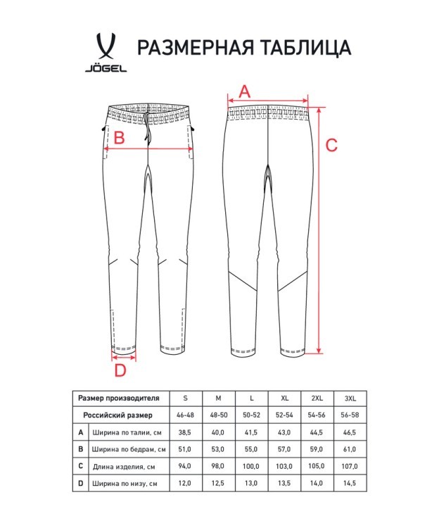 Брюки тренировочные JOGEL CAMP 2 Training Pants, черный (2112223)