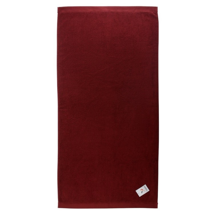Полотенце банное бордового цвета essential, 90х150 см (63101)