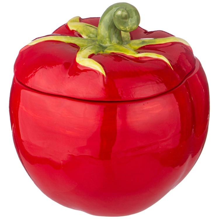 Емкость для сыпучих продуктов "tomatto" 10*10 см. высота=11 см. 350 мл Lefard (782-220)