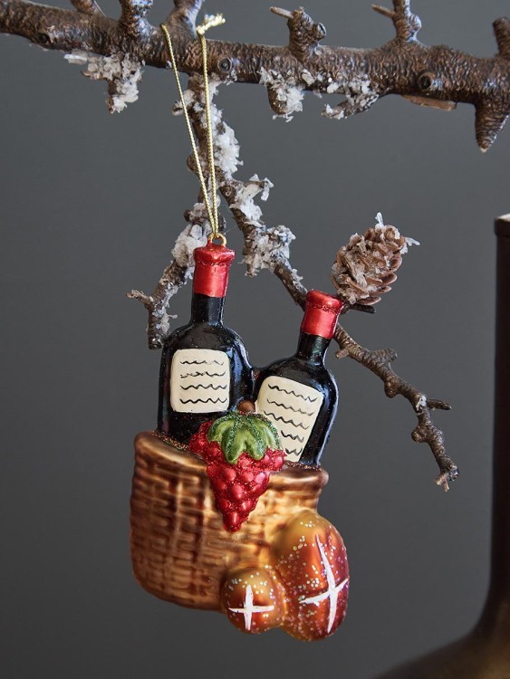 Набор ёлочных украшений christmas feast из коллекции new year essential, 4 шт. (79396)