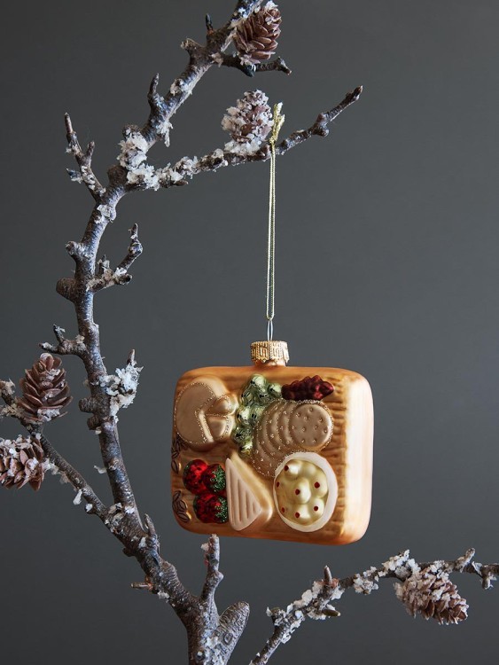 Набор ёлочных украшений christmas feast из коллекции new year essential, 4 шт. (79396)