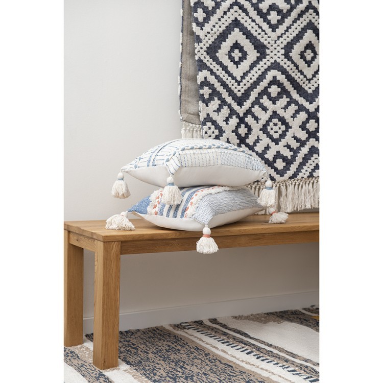 Чехол на подушку с кисточками и бахрамой из коллекции ethnic, 35х60 см (74426) Чехол на подушку с кисточками и бахрамой из коллекции ethnic, 35х60 см (74426)