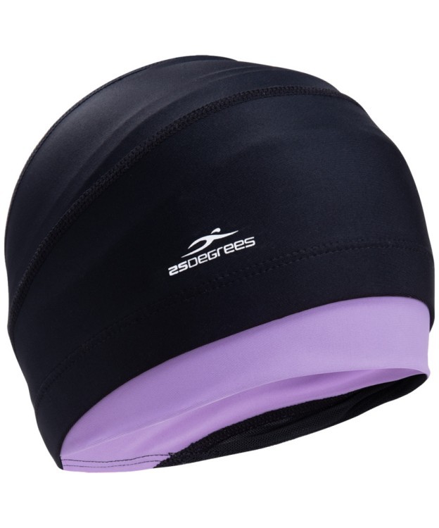 Шапочка для плавания Duplo Black/Lilac, полиамид, для длинных волос (1554496) Шапочка для плавания Duplo Black/Lilac, полиамид, для длинных волос (1554496)
