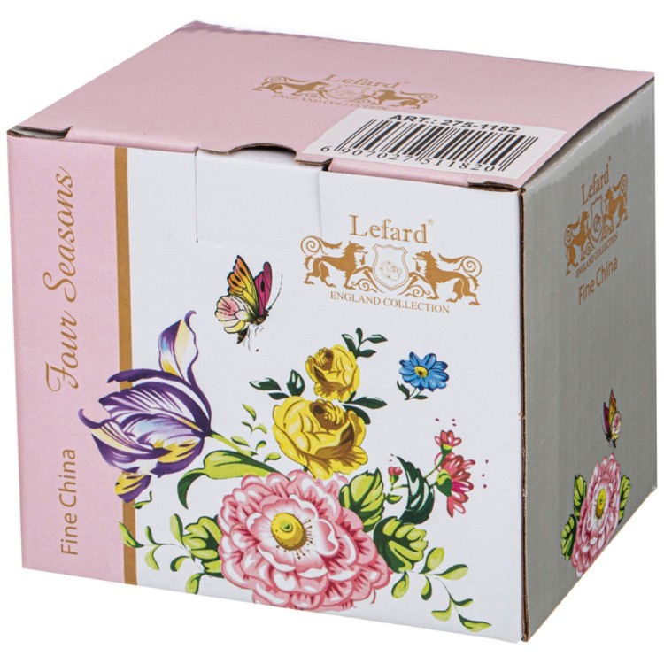 Кружка lefard "времена года" 420 мл фиолетовая Lefard (275-1181)