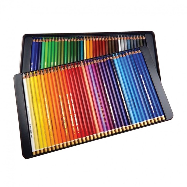 Карандаши цветные художественные KOH-I-NOOR "Polycolor" 72 цвета 3,8 мм мет. кор. 181028 (1) (89465)