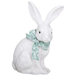 Фигурка кролик с бантом 18.6*10.7*24.4 см Lefard (138-322)