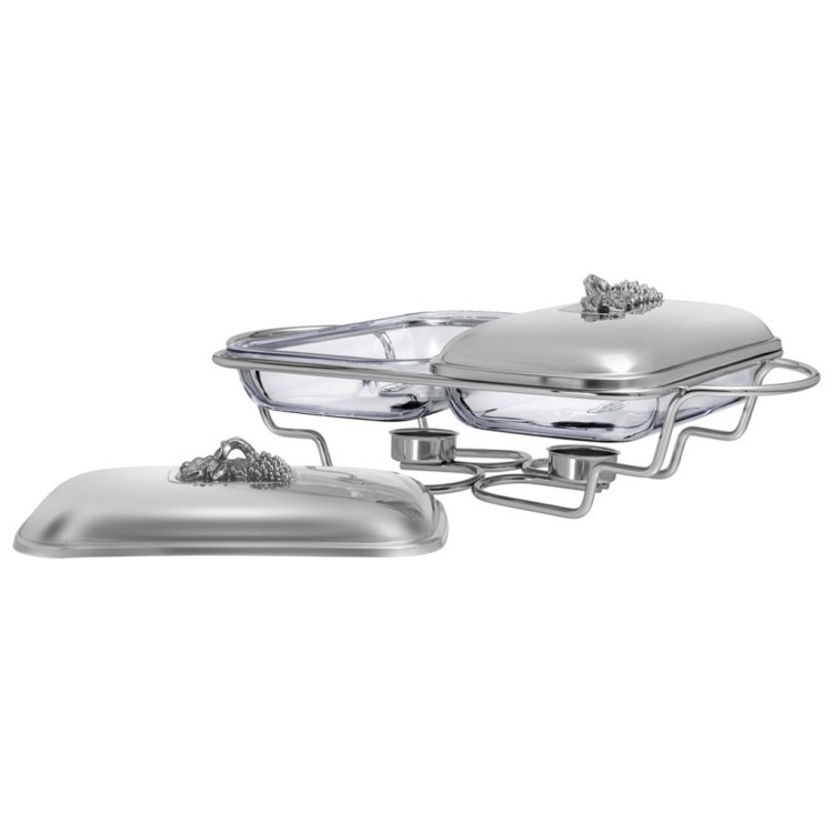 Мармит двойной lefard серия "harmony" со стеклянными формами для запекания, 1,6л/1,6л Lefard (920-112)