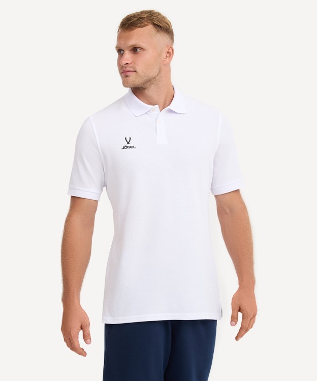 Поло JOGEL ESSENTIAL Cotton Polo 23, белый (2107774)