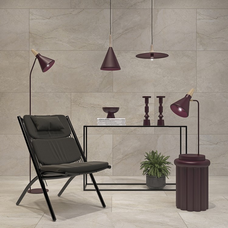 Светильник подвесной mango pyor, D40х13 см, сиреневый (76371)