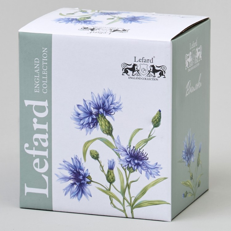 Кружка заварочная lefard "васильки" с крышкой и ситом 350 мл Lefard (760-833)