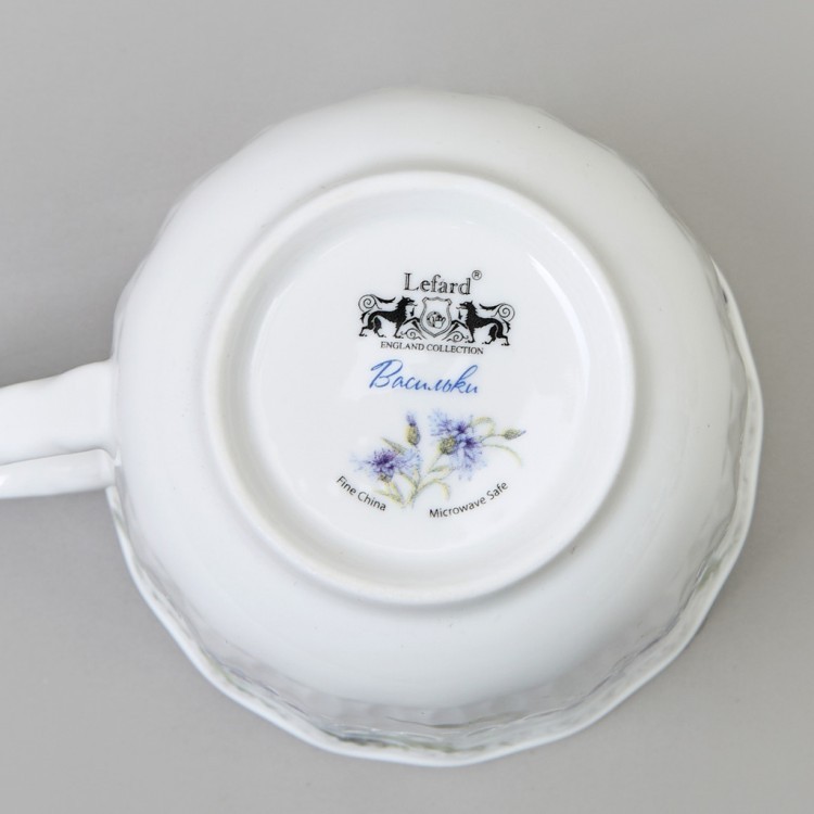 Кружка заварочная lefard "васильки" с крышкой и ситом 350 мл Lefard (760-833)