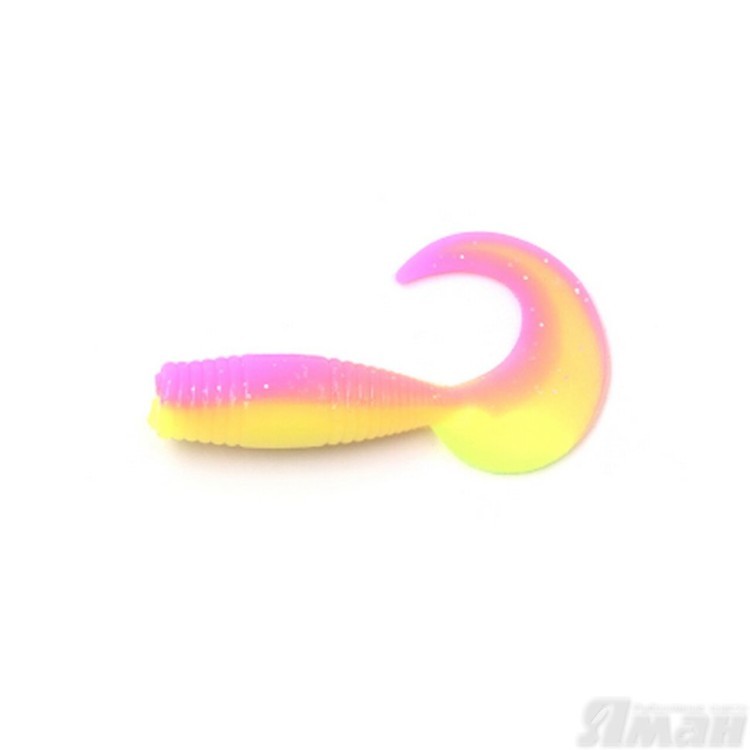 Твистер Yaman Spry Tail, 2" цвет 24 - Gum, 10 шт Y-ST2-24 (70693)