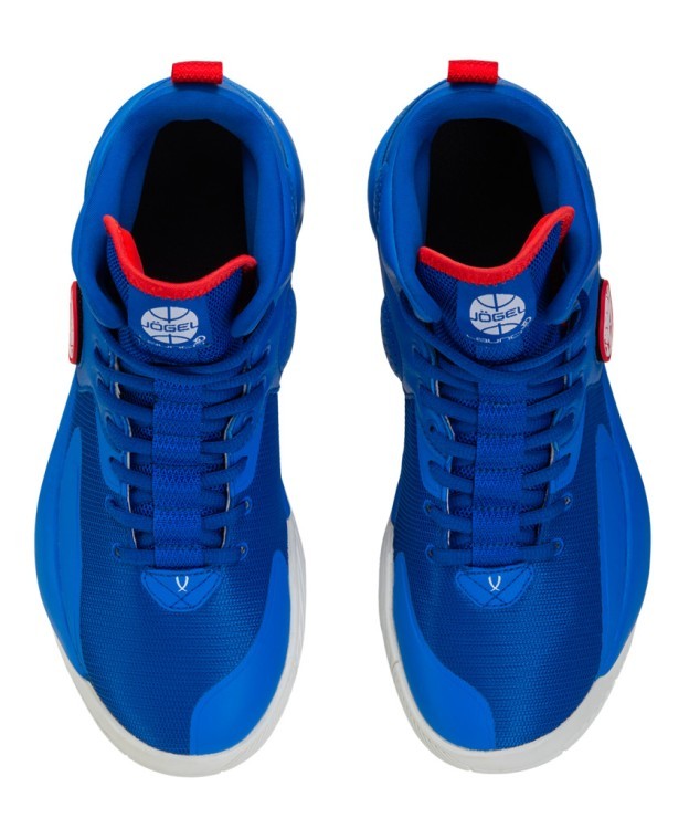Кроссовки баскетбольные JÖGEL Launch MID, Blue/red/white (2112858)