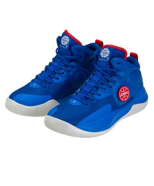 Кроссовки баскетбольные JÖGEL Launch MID, Blue/red/white (2112858)