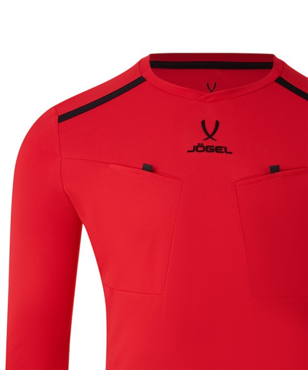 Футболка судейская с длинным рукавом JÖGEL DIVISION PerFormDRY Referee LS Tee, красный (2123310)