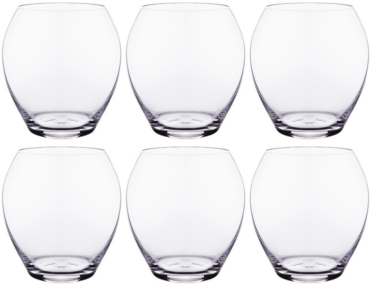 Набор стаканов для виски из 6 шт. "cecilia/carduelis" 420 мл высота=10 см Crystal Bohemia (669-041)