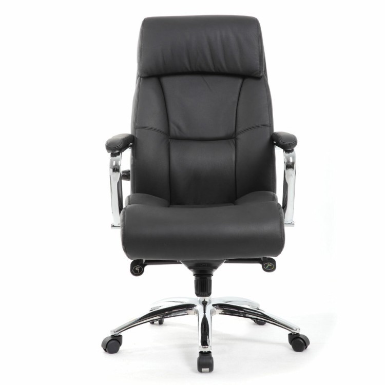 Кресло руководителя Brabix Premium Phaeton EX-502 кожа черное 530882 (1) (71781)