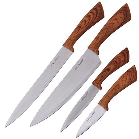 Набор ножей 4пр + подставка Mayer&Boch (27772)