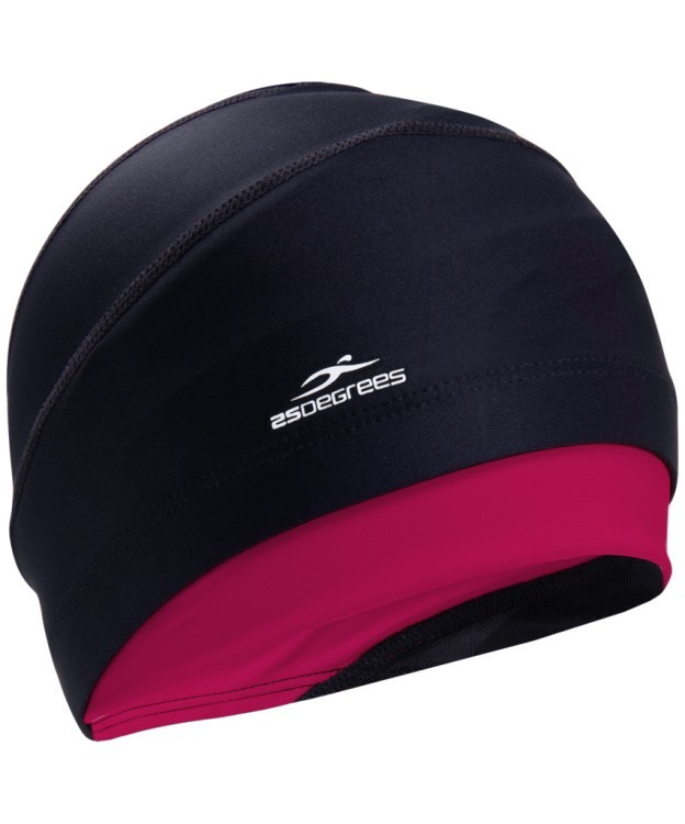 Шапочка для плавания Duplo Black/Raspberry, полиамид, для длинных волос (1554497) Шапочка для плавания Duplo Black/Raspberry, полиамид, для длинных волос (1554497)