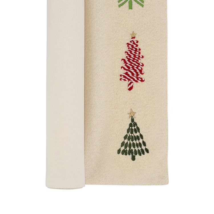 Салфетка под приборы frozen pines из коллекции new year essential, 33х48 см (79775)