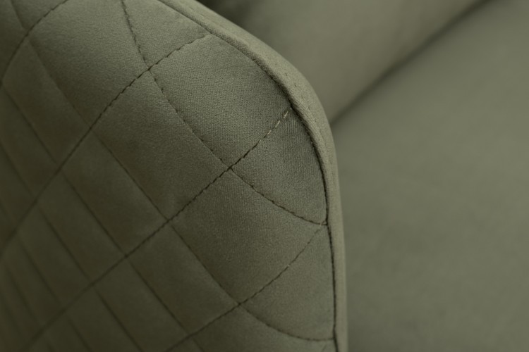 Кресло Verona вращающееся, велюр т.зеленый Colt1011-TZEL/бронза 70*77*80см (TT-00016633)