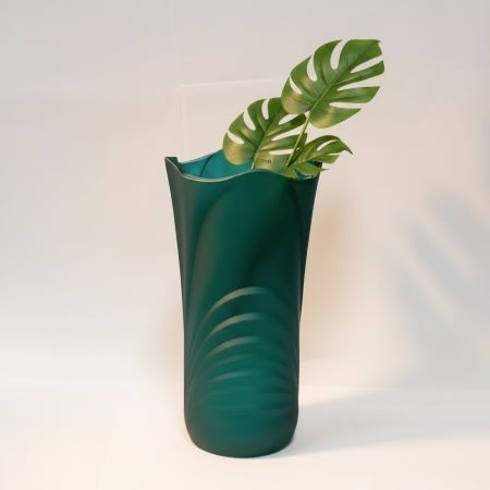 Ваза для цветов ЗЕЛЕНАЯ/ MOJ h без/упак - 20 см (139-2)