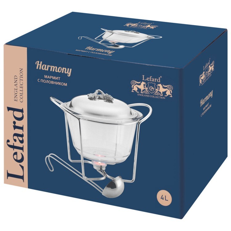 Мармит с половником lefard серия "harmony", 4л Lefard (920-113)