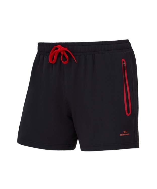 Шорты для плавания 25DEGREES Splash Black/Red, полиэстер (2115614)