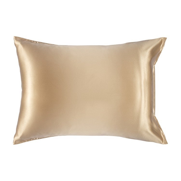 Наволочка из натурального шелка бежевого цвета из коллекции essential, 50х70 см (77832)
