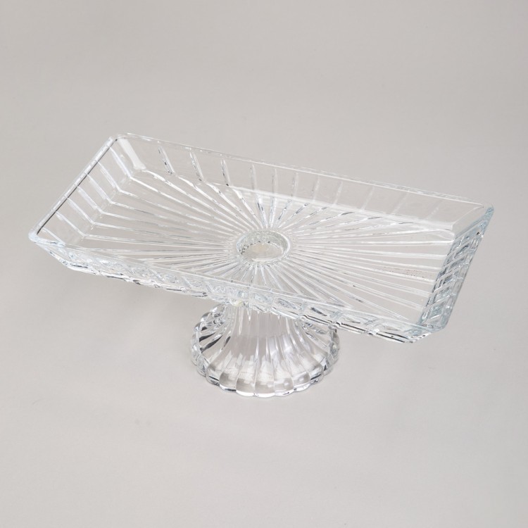 Блюдо на ножке "glass legend" 28х14х12 см Lefard (675-100)