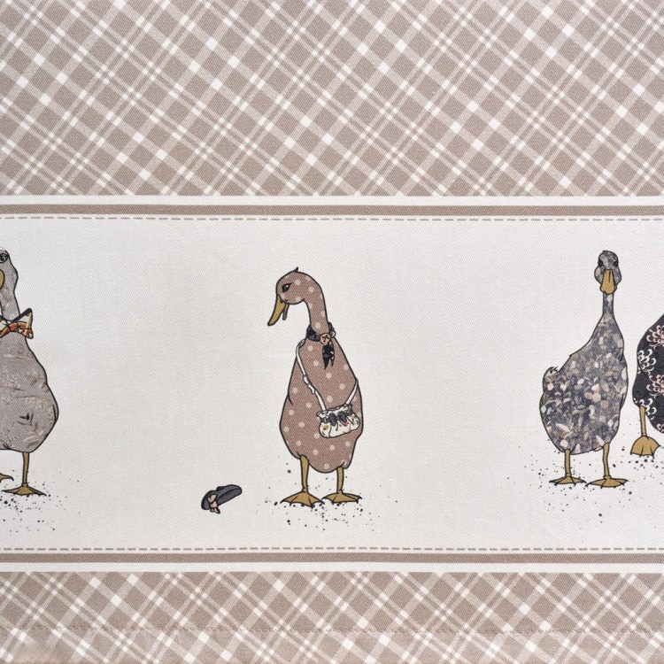 Скатерть "family farm" 160х220см , 100% хлопок, клетка , твил, пропитка Lefard (850-748-21)