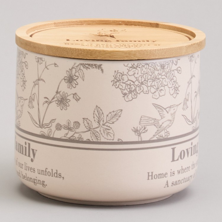 Кружка lefard 400мл с бамбуковой крышкой "sweet home" 9.6*8cm Lefard (756-476)