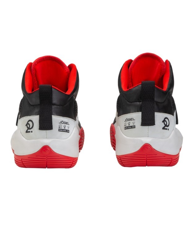 Кроссовки баскетбольные JOGEL Launch MID, White/black/red (2112861)