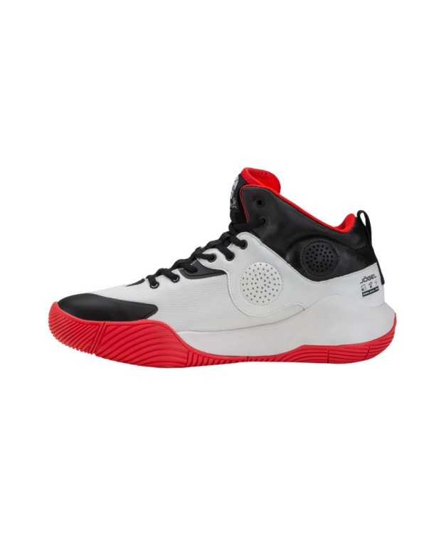 Кроссовки баскетбольные JOGEL Launch MID, White/black/red (2112861)