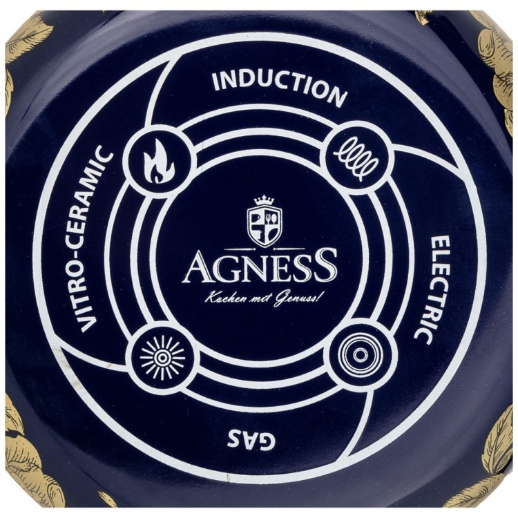 Чайник эмалированный agness, серия ренессанс 2,2л подходит для индукцион.плит Agness (950-129)