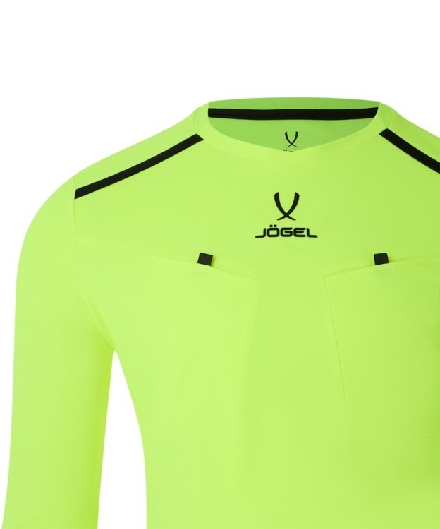 Футболка судейская с длинным рукавом JÖGEL DIVISION PerFormDRY Referee LS Tee, желтый неон (2123316)