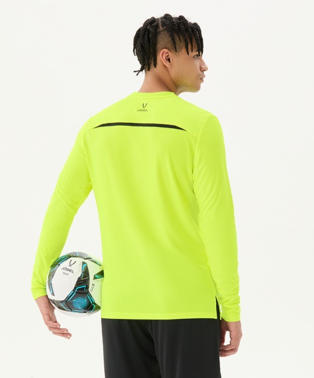 Футболка судейская с длинным рукавом JÖGEL DIVISION PerFormDRY Referee LS Tee, желтый неон (2123316)