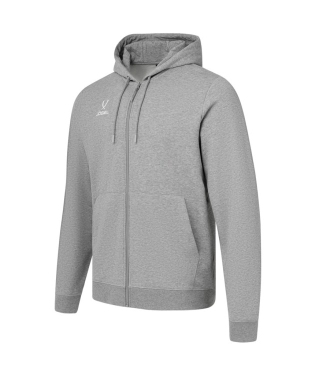 Флисовое худи на молнии ESSENTIAL Cotton Fleece FZ Hoodie, серый меланж, детский (2122108) Флисовое худи на молнии ESSENTIAL Cotton Fleece FZ Hoodie, серый меланж, детский (2122108)