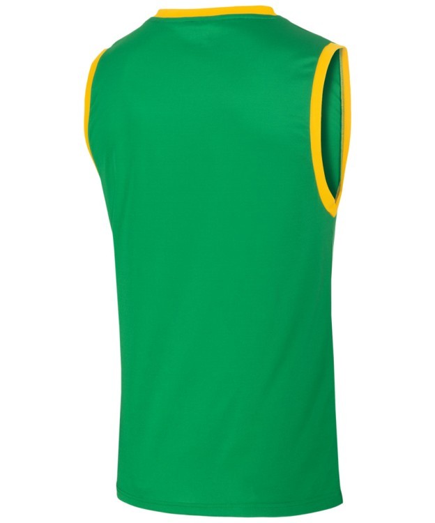 Майка баскетбольная JBT-1020-034, зеленый/желтый, детская (488057)