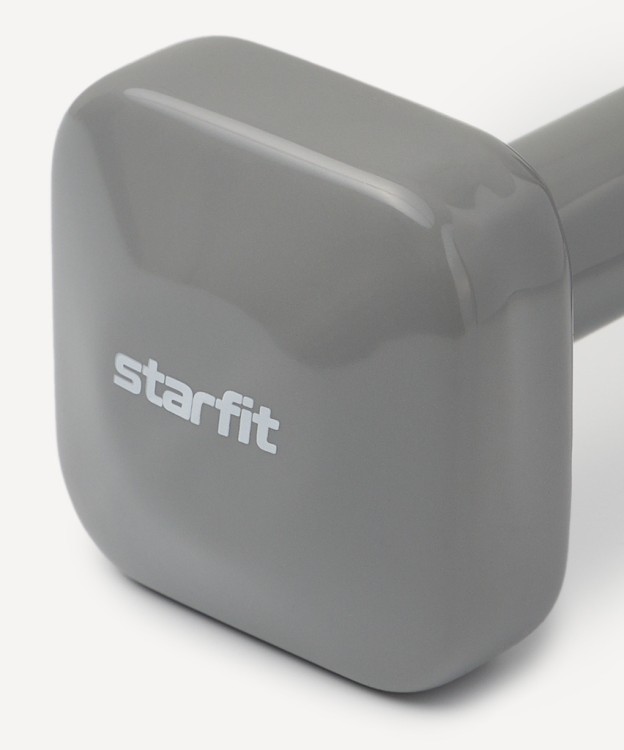 Гантель виниловая Starfit DB-106 4 кг, темно-серый (2119190) Гантель виниловая Starfit DB-106 4 кг, темно-серый (2119190)