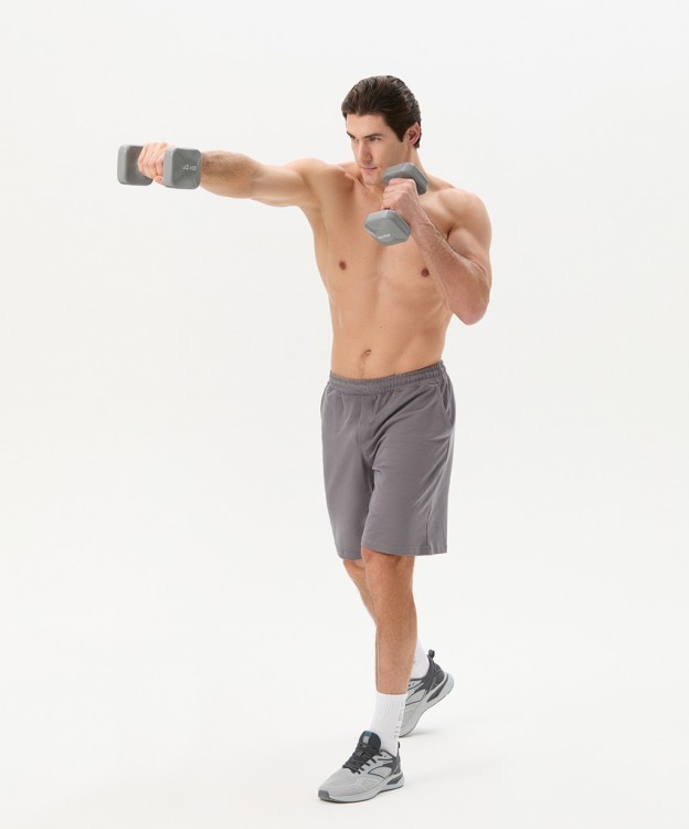 Гантель виниловая Starfit DB-106 4 кг, темно-серый (2119190) Гантель виниловая Starfit DB-106 4 кг, темно-серый (2119190)