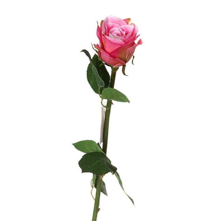 Цветок искусственный "роза" длина=50 см (мал=40шт./кор=240шт.) Huajing Plastic (23-265)