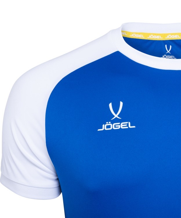 Футболка игровая JÖGEL CAMP Reglan Jersey, синий/белый, детский (702240) Футболка игровая JÖGEL CAMP Reglan Jersey, синий/белый, детский (702240)